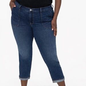 TORRID cropped boyfriend jean, size 14